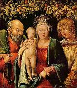 Heilige Familie mit einem Engel, Albrecht Altdorfer